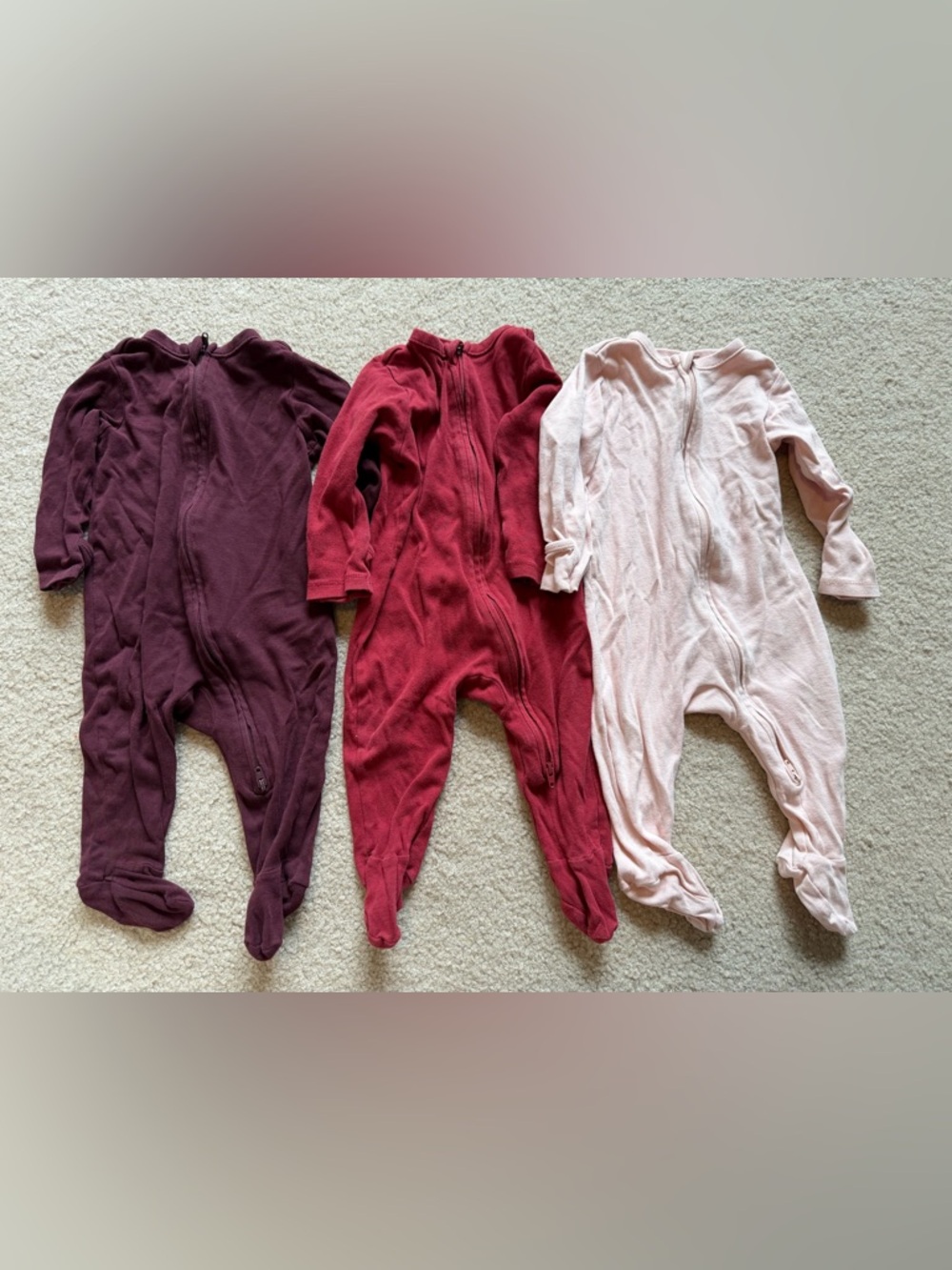 Old Navy Footed 2 way Zip One-Piece Sleepers